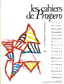 Couverture de la revue Les Cahiers de Prospero 1