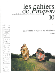 Couverture de la revue Les Cahiers de Prospero n°10
